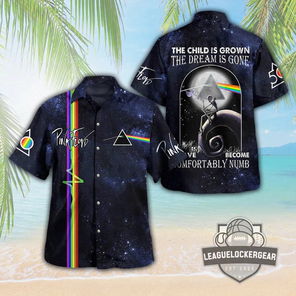 Pink Floyd The Nightmare Before Christmas Hawaiian Shirt - LeagueLockerGear