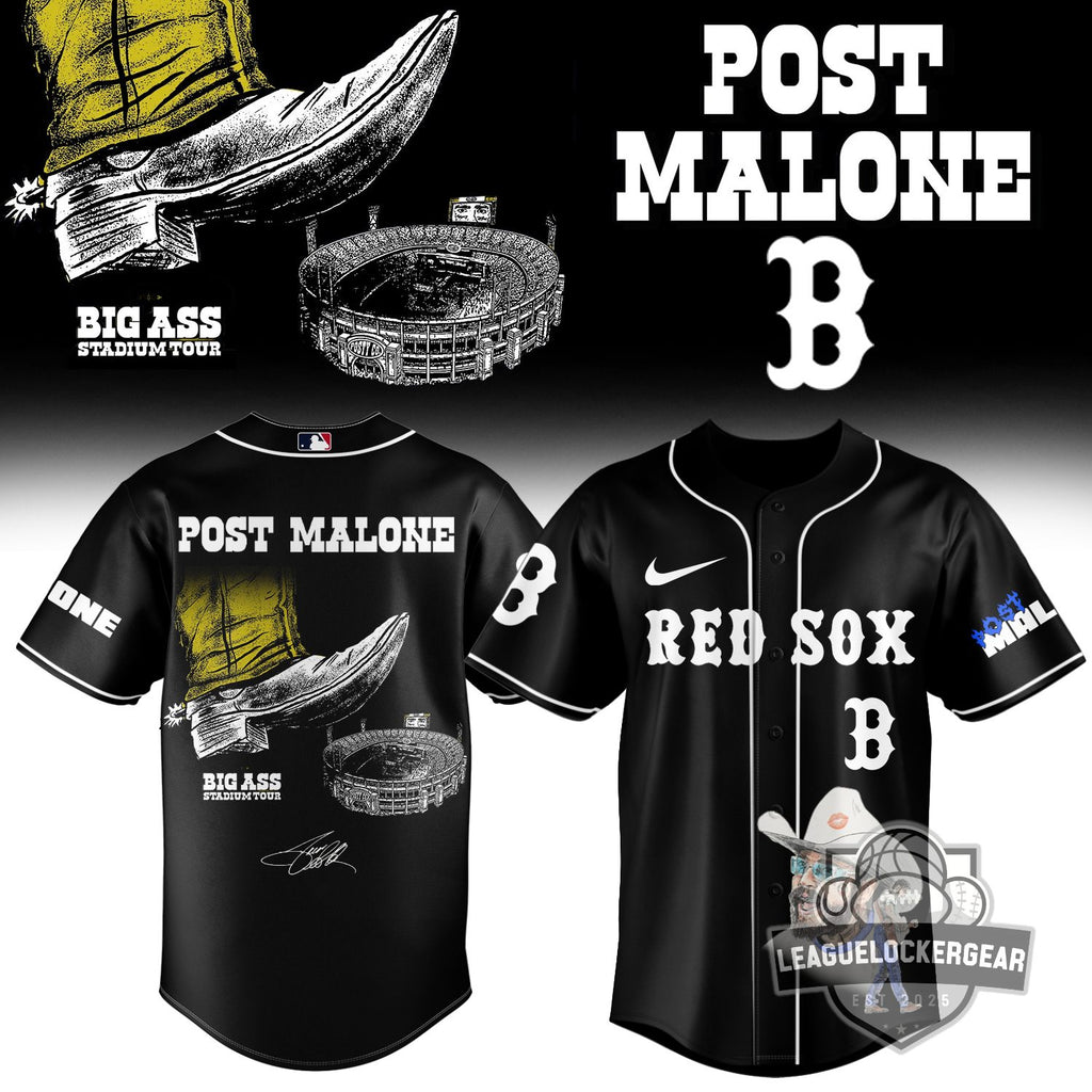 MLB All Team x Post Malone Big Ass Stadium Tour Baseball Jersey - LeagueLockerGear