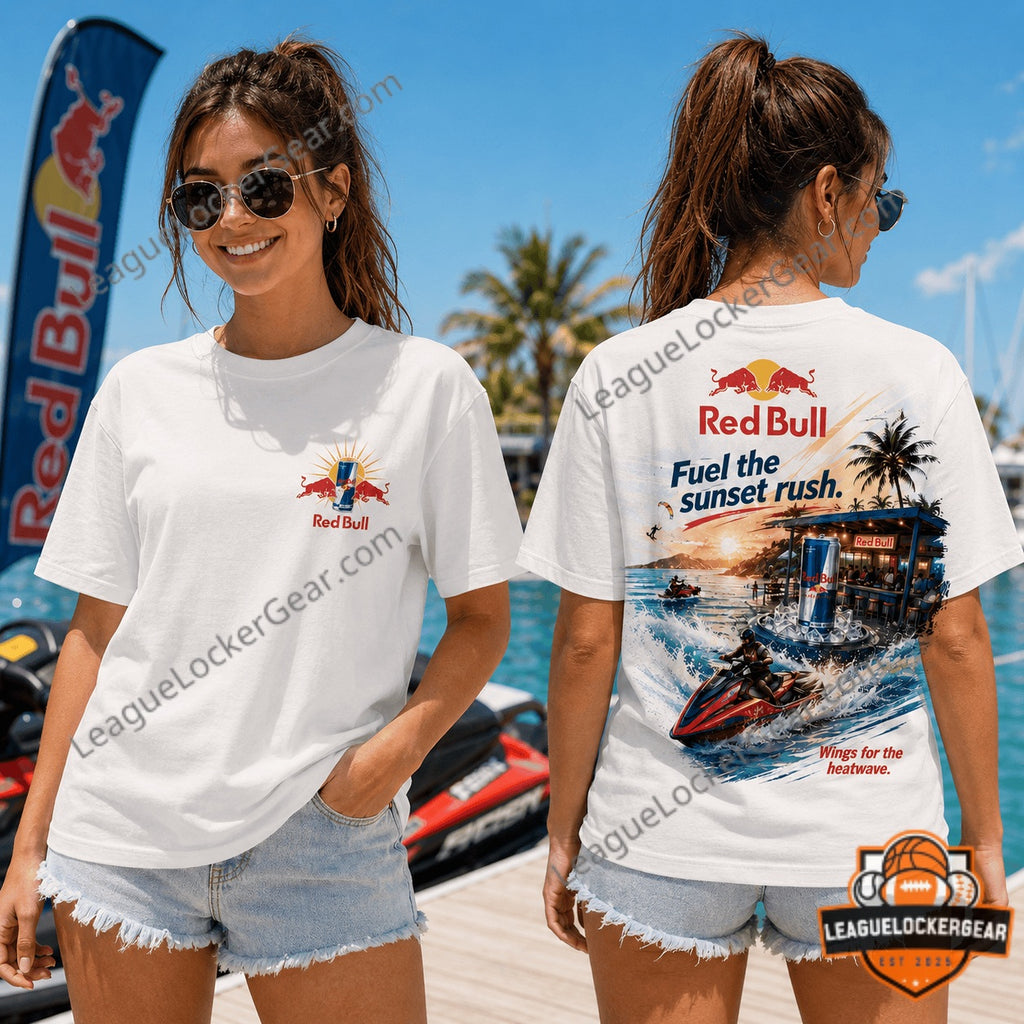 Red Bull Sunset Rush Graphic T-Shirt - LeagueLockerGear