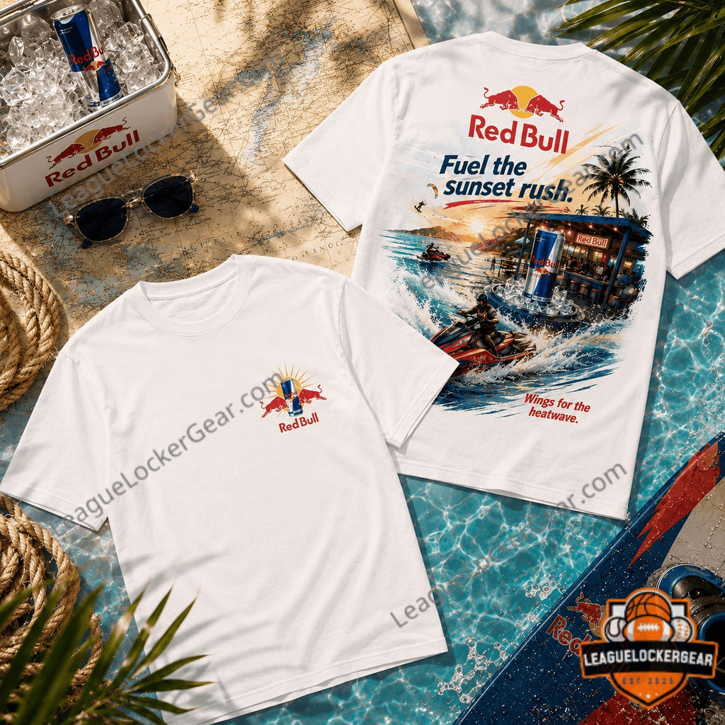 Red Bull Sunset Rush Graphic T-Shirt - LeagueLockerGear