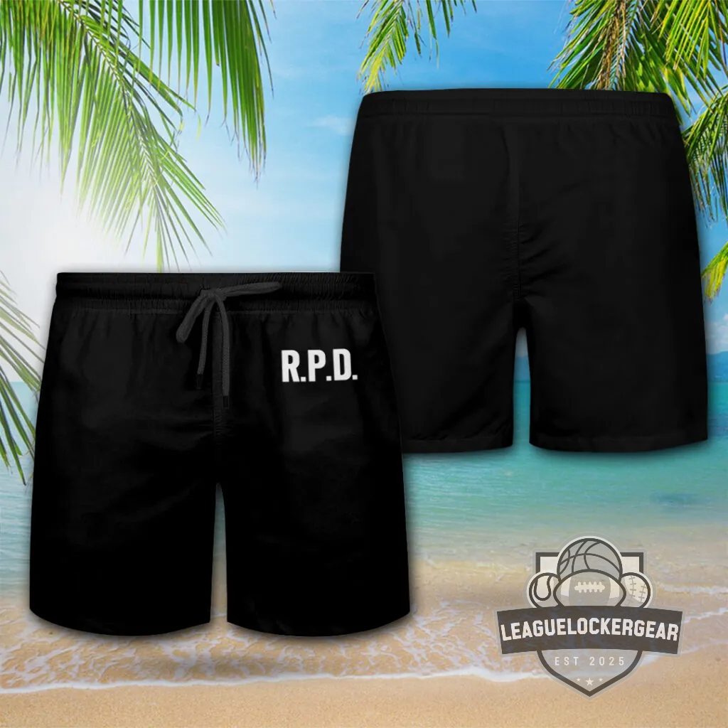 Resident Evil R.P.D. Hawaiian Shirt and Shorts Set - LeagueLockerGear