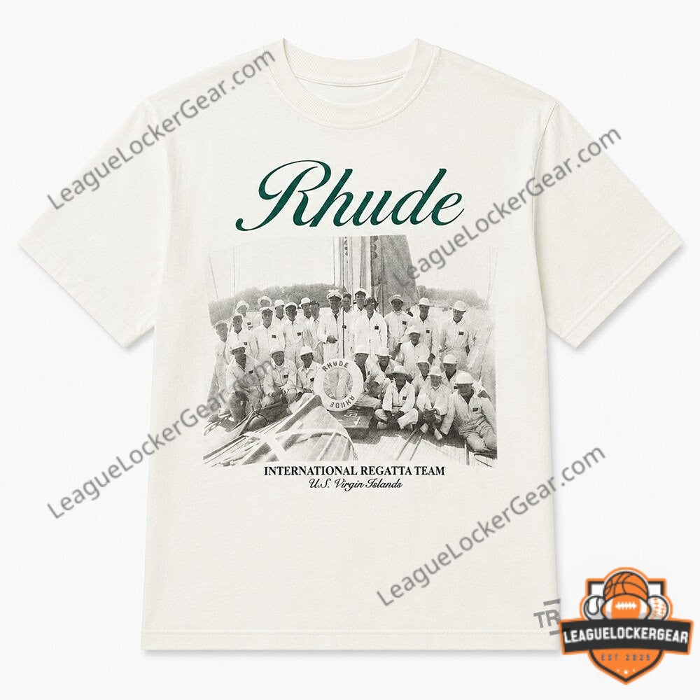 Robert Lewandowski Rhude International Regatta Team T-Shirt - LeagueLockerGear