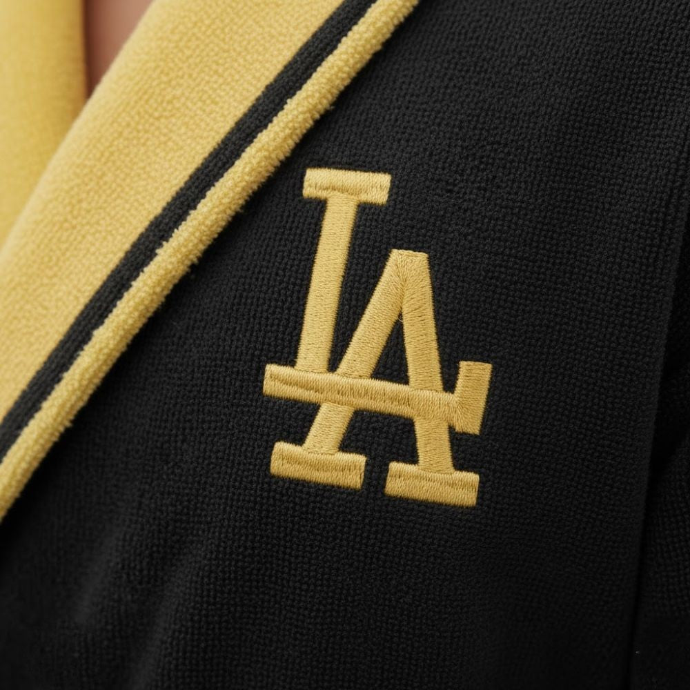 LA Dodgers 2025 Champions Bathrobe – Official World Series Celebration Gear - LeagueLockerGear