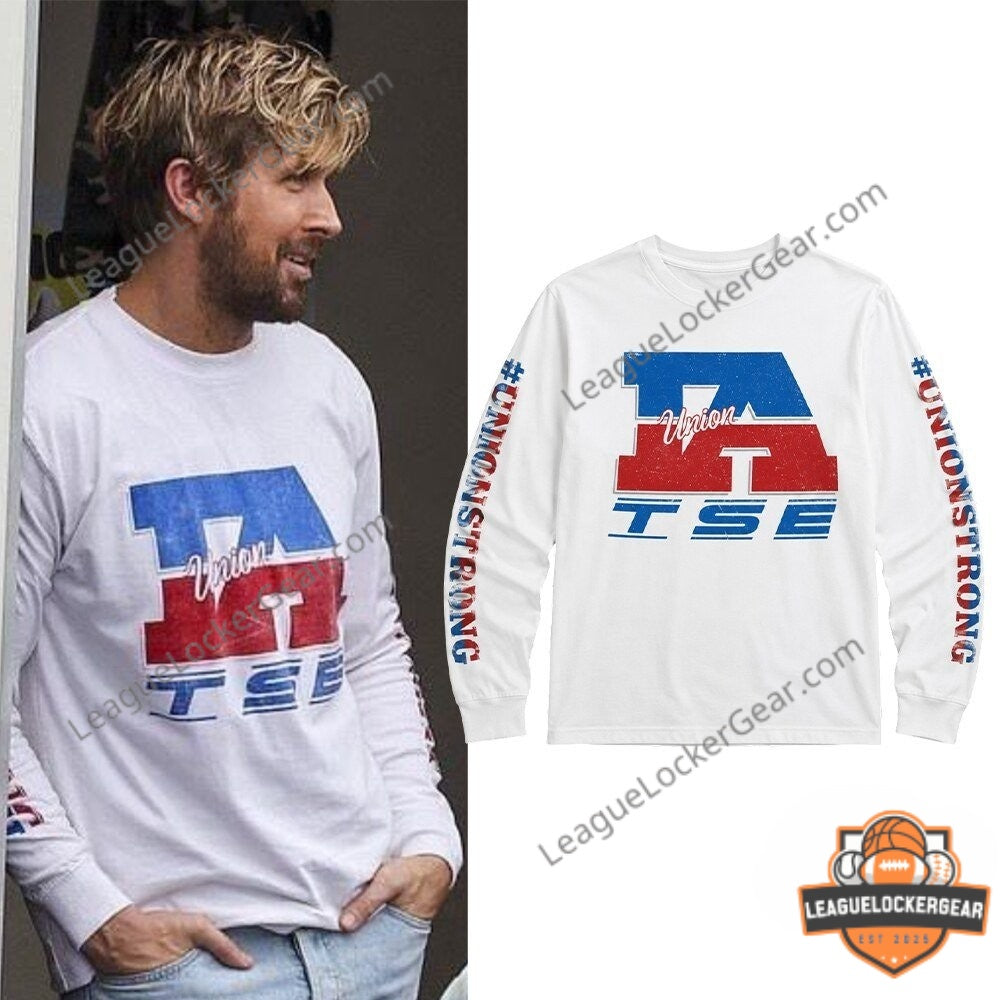 Ryan Gosling Union IATSE Strong Long Sleeve Shirt | Polyester
