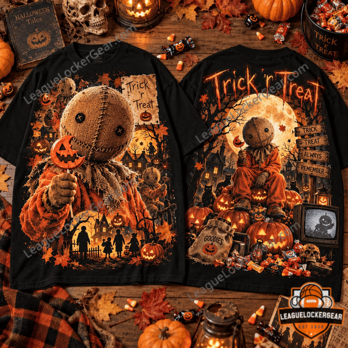Sam Trick 'r Treat Halloween 2026 Horror T-Shirt