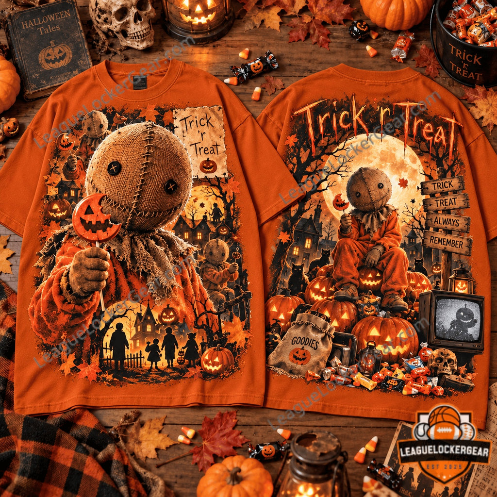 Sam Trick 'r Treat Halloween 2026 Horror T-Shirt