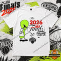 2026 NBA Finals Spurs Wemby Alien Pee On Knicks T-Shirt - LeagueLockerGear