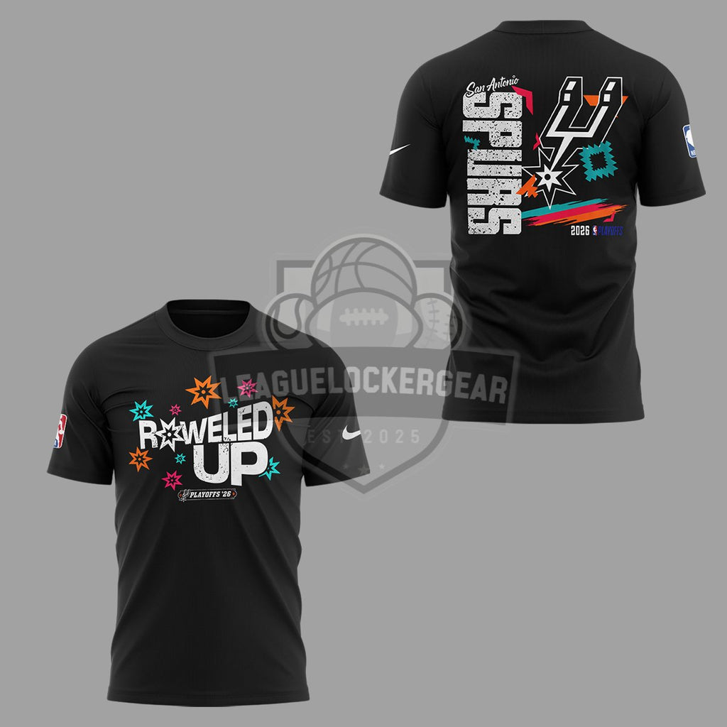 San Antonio Spurs Raweled Up Playoffs 2026 T-Shirt - LeagueLockerGear