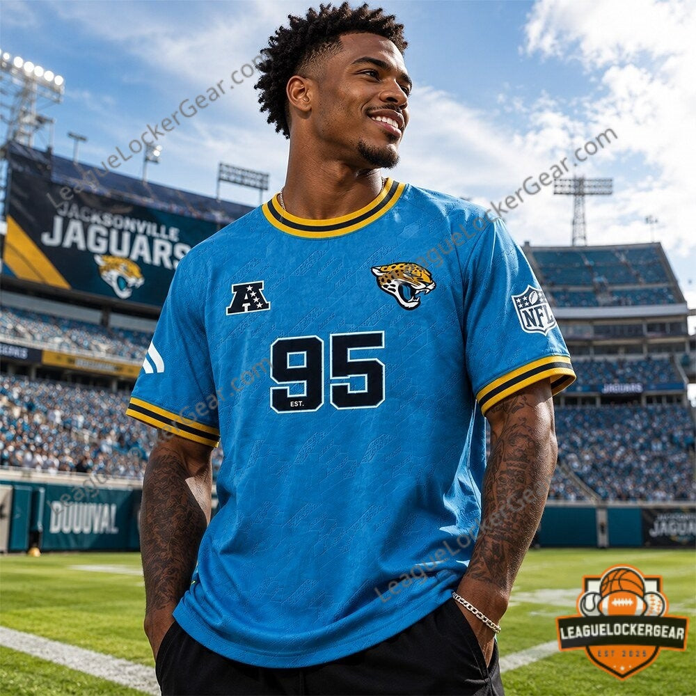 NFL Jacksonville Jaguars New Football Jersey Shirt 2026 - LeagueLockerGear