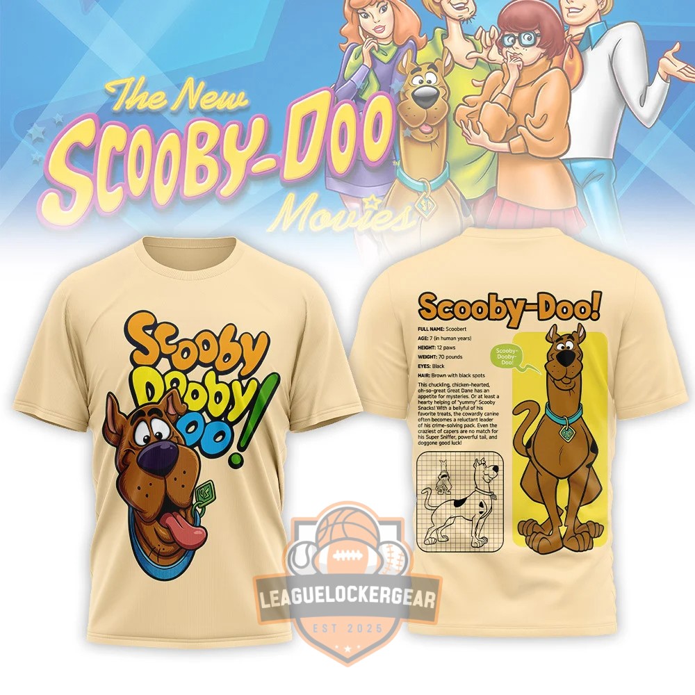 Scooby-Doo 2026 3D T-Shirt - LeagueLockerGear