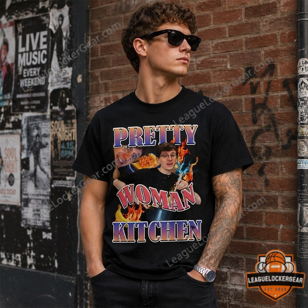 Jack Massey Welsh Pretty Woman Kitchen T-Shirt - LeagueLockerGear