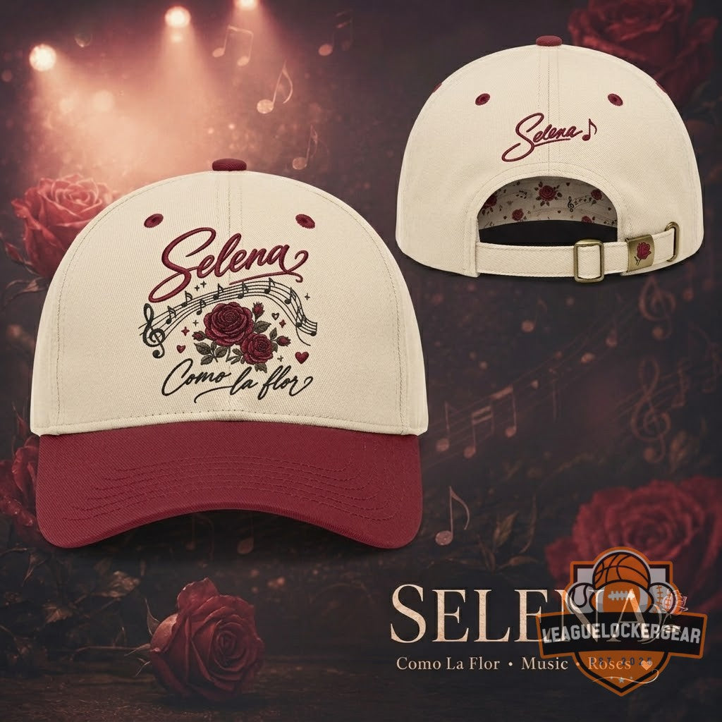 Selena Como la Flor Roses Music T-Shirt - LeagueLockerGear