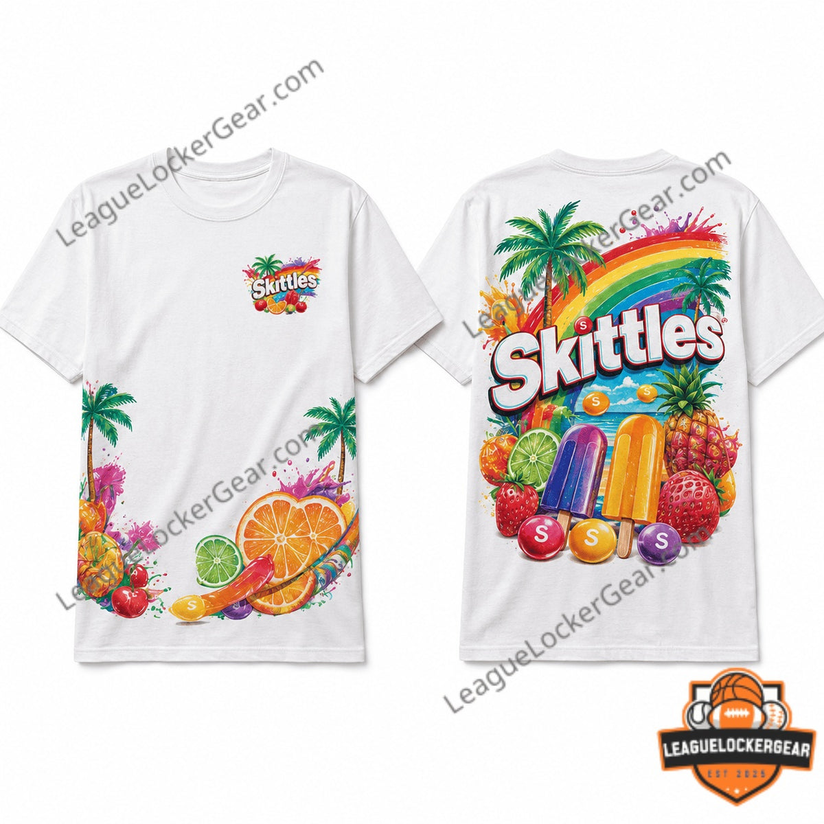 Skittles Summer Vibes 3D T-Shirt - LeagueLockerGear