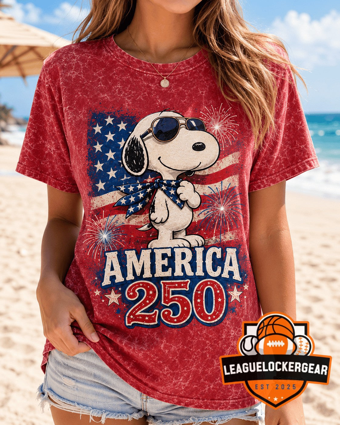 Snoopy America 250th Anniversary T-Shirt - LeagueLockerGear
