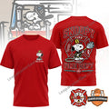 Snoopy Firefighter Fire Dept T-Shirt - LeagueLockerGear