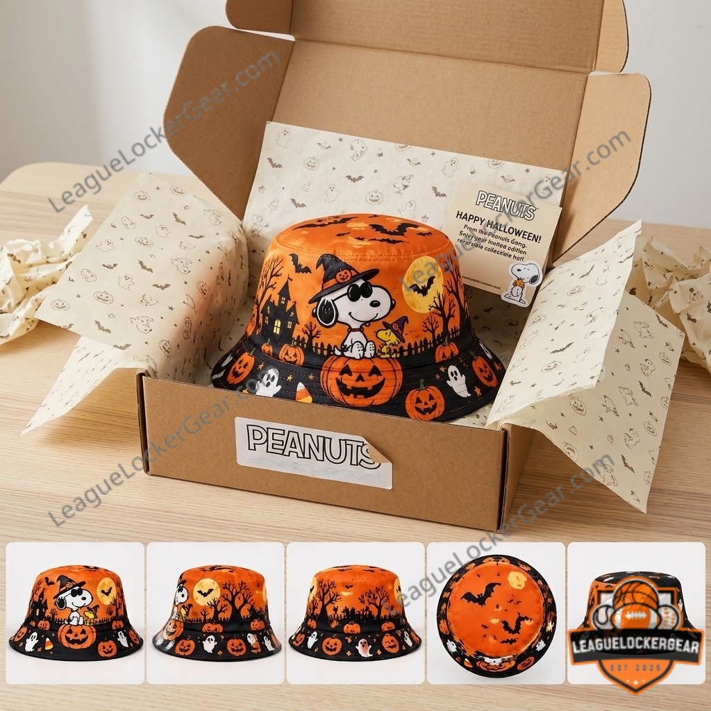 Snoopy Spooky Halloween Bucket Hat 2026