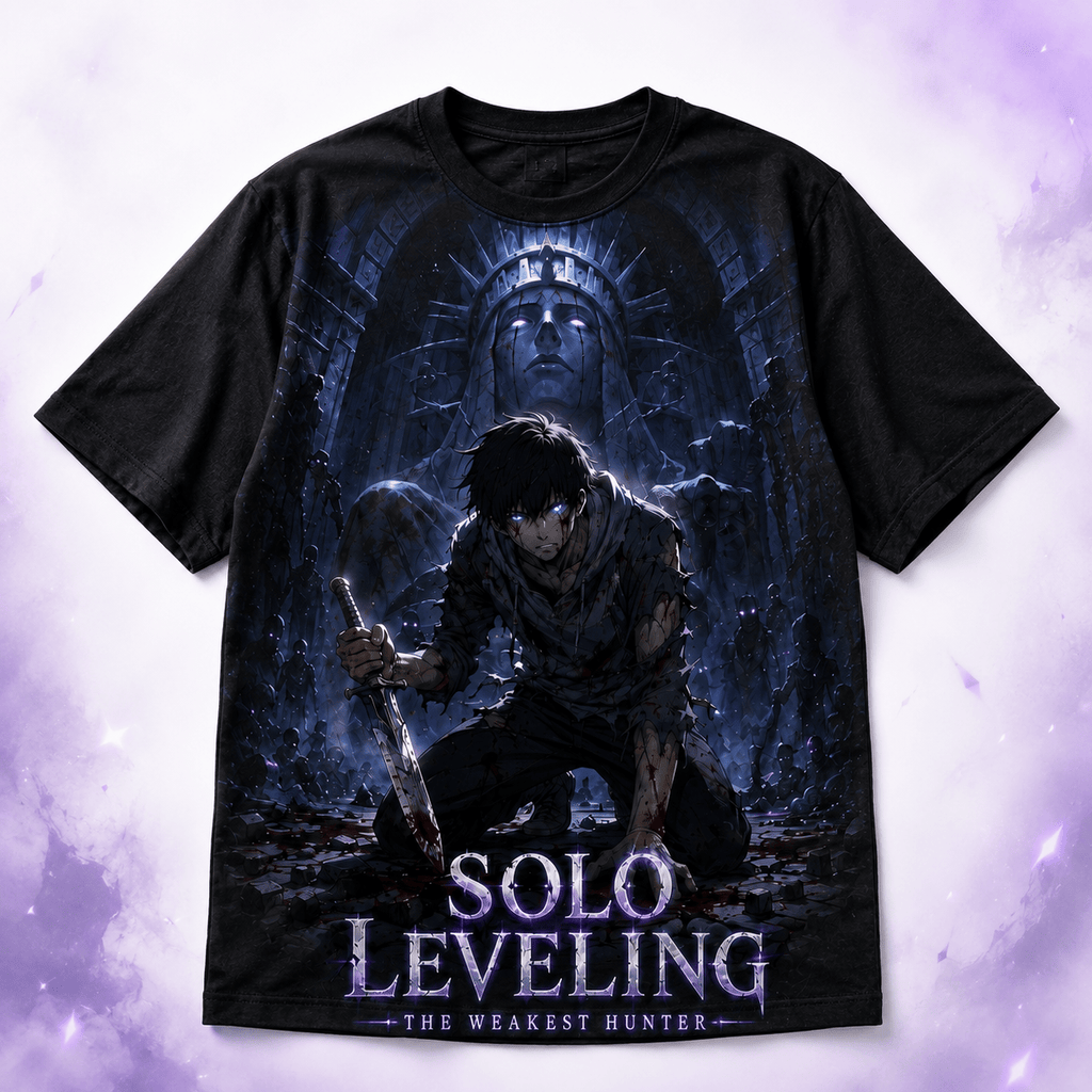 Solo Leveling Arise The Weakest Hunter T-Shirt - LeagueLockerGear
