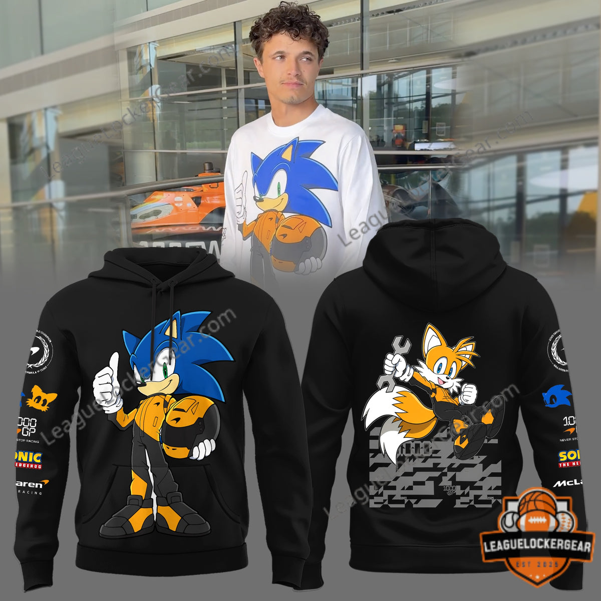 McLaren x Sonic 1000th T-Shirt - LeagueLockerGear