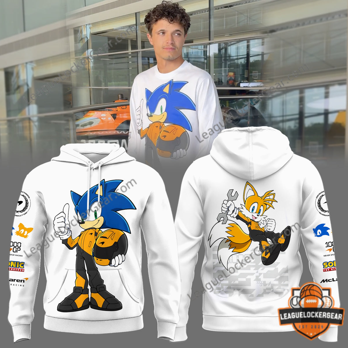 McLaren x Sonic 1000th T-Shirt - LeagueLockerGear