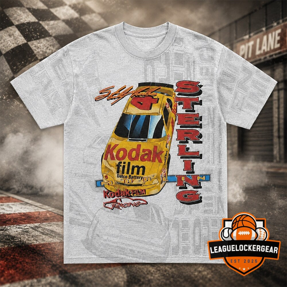 AJ Dillon Kodak Racing Sterling Marlin T-Shirt - LeagueLockerGear