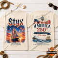 Styx America 250th Anniversary Come Sail Away T-Shirt - LeagueLockerGear