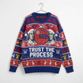 Philadelphia 76ers Ugly Christmas Sweater – “Trust The Process” NBA Holiday Edition - LeagueLockerGear