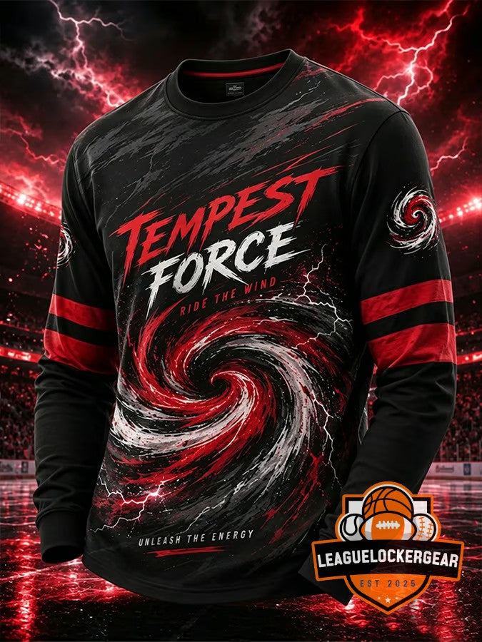 Tempest Force Ride The Wind Unleash The Energy Long Sleeve Shirt - LeagueLockerGear