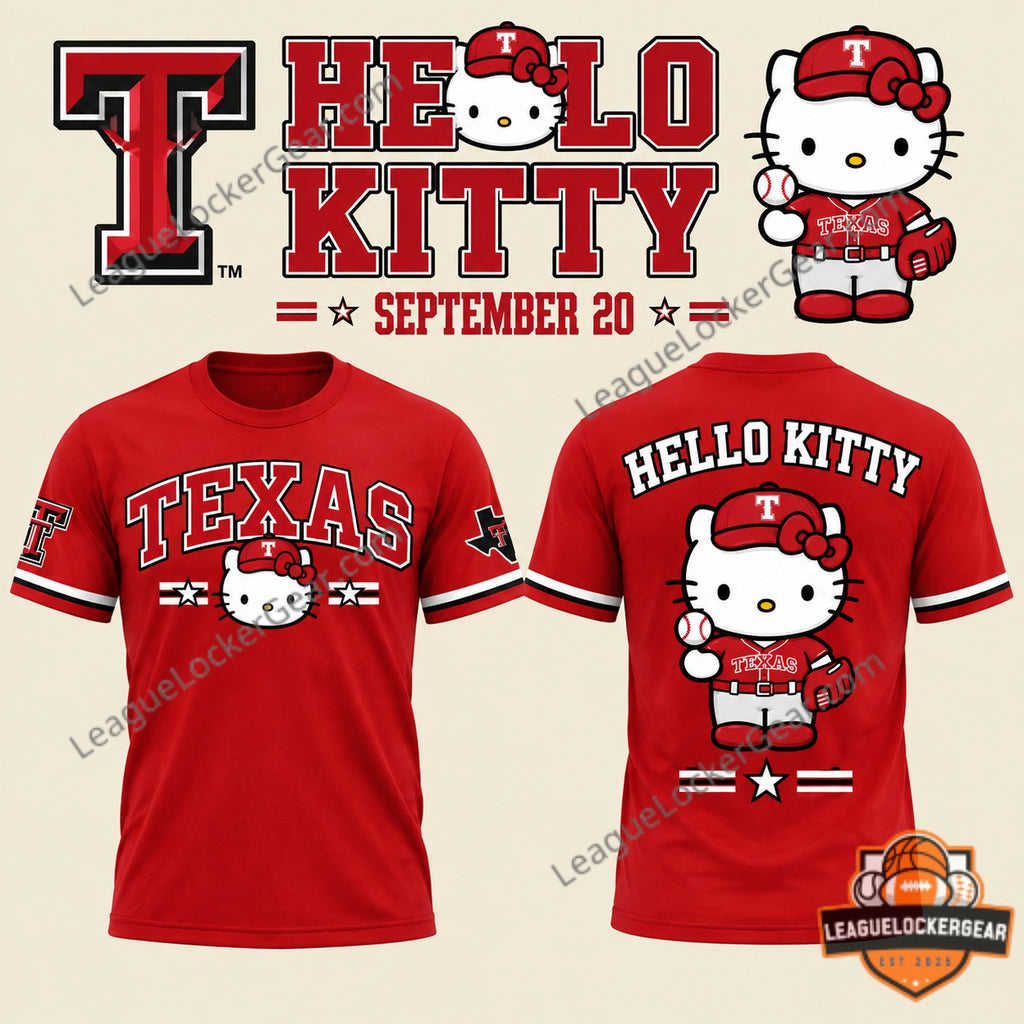 Rangers Hello Kitty Viva Tejas T-Shirt