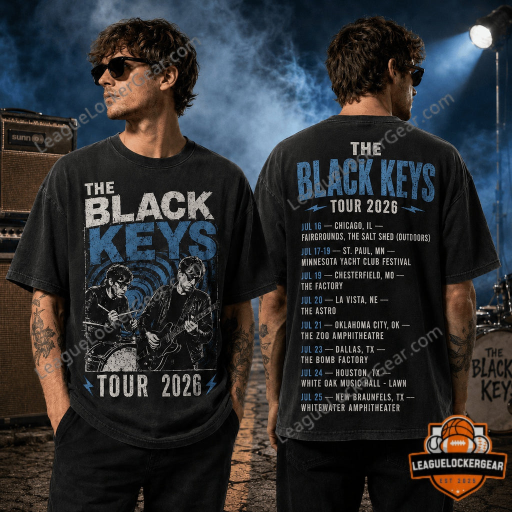 The Black Keys Tour 2026 T-Shirt - LeagueLockerGear