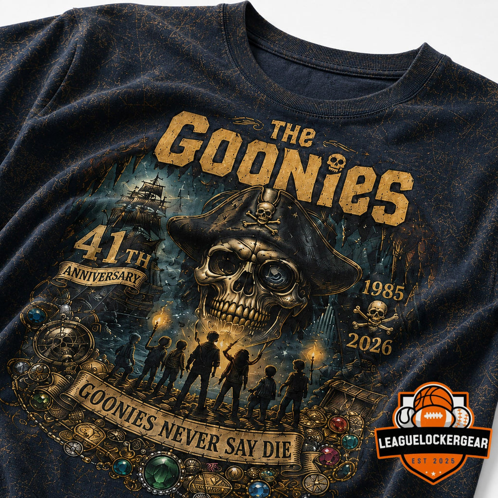 The Goonies 41st Anniversary 1985-2026 T-Shirt - LeagueLockerGear