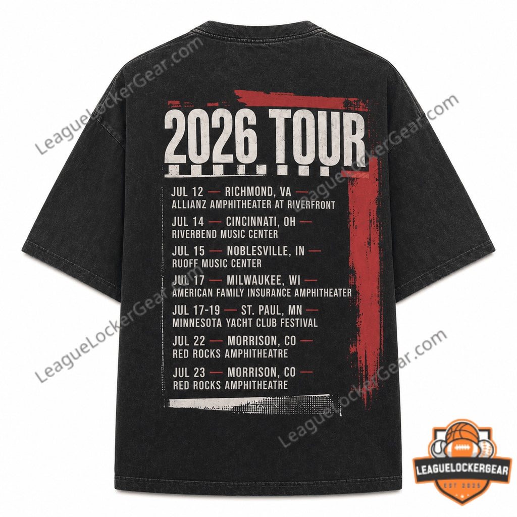 The Strokes 2026 Tour T-Shirt - LeagueLockerGear