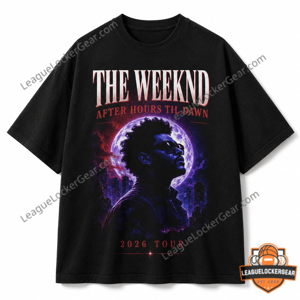 The Weeknd After Hours Til Dawn Tour 2026 T-Shirt - LeagueLockerGear