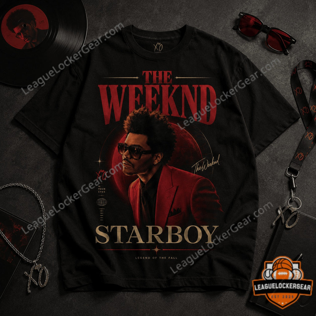 The Weeknd STARBOY 3D T-Shirt - LeagueLockerGear
