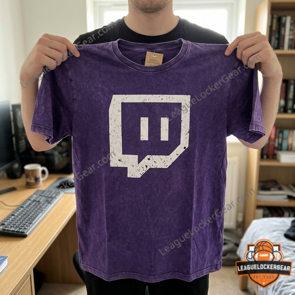 Dead by Daylight Twitch Purple Logo T-Shirt - LeagueLockerGear