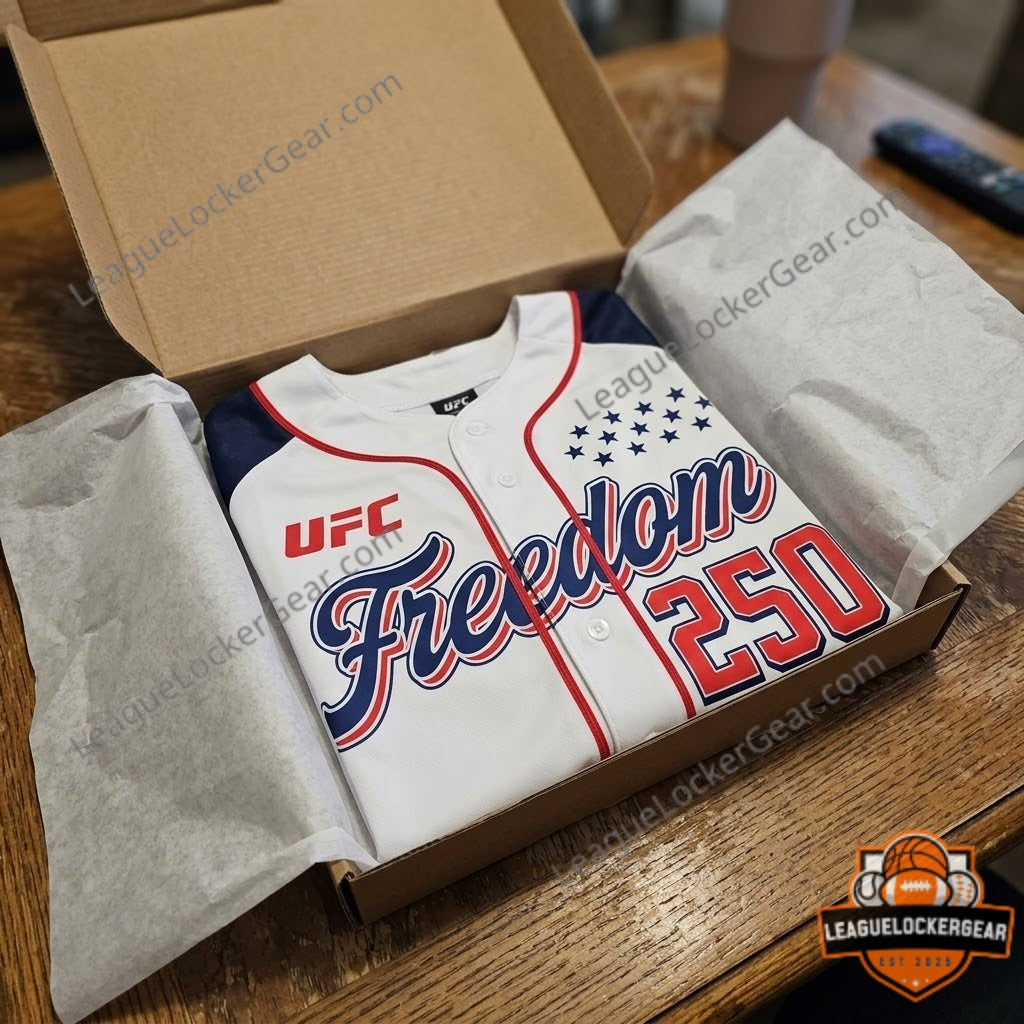 UFC America 250th Anniversary Baseball Jersey - LeagueLockerGear