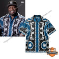 50 Cent Versace Hall of Heroes Hawaiian Shirt - LeagueLockerGear