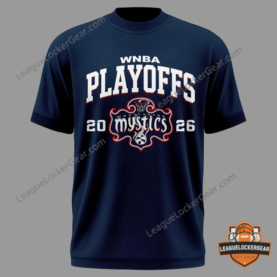Washington Mystics WNBA Playoffs Clinched 2026 T-Shirt