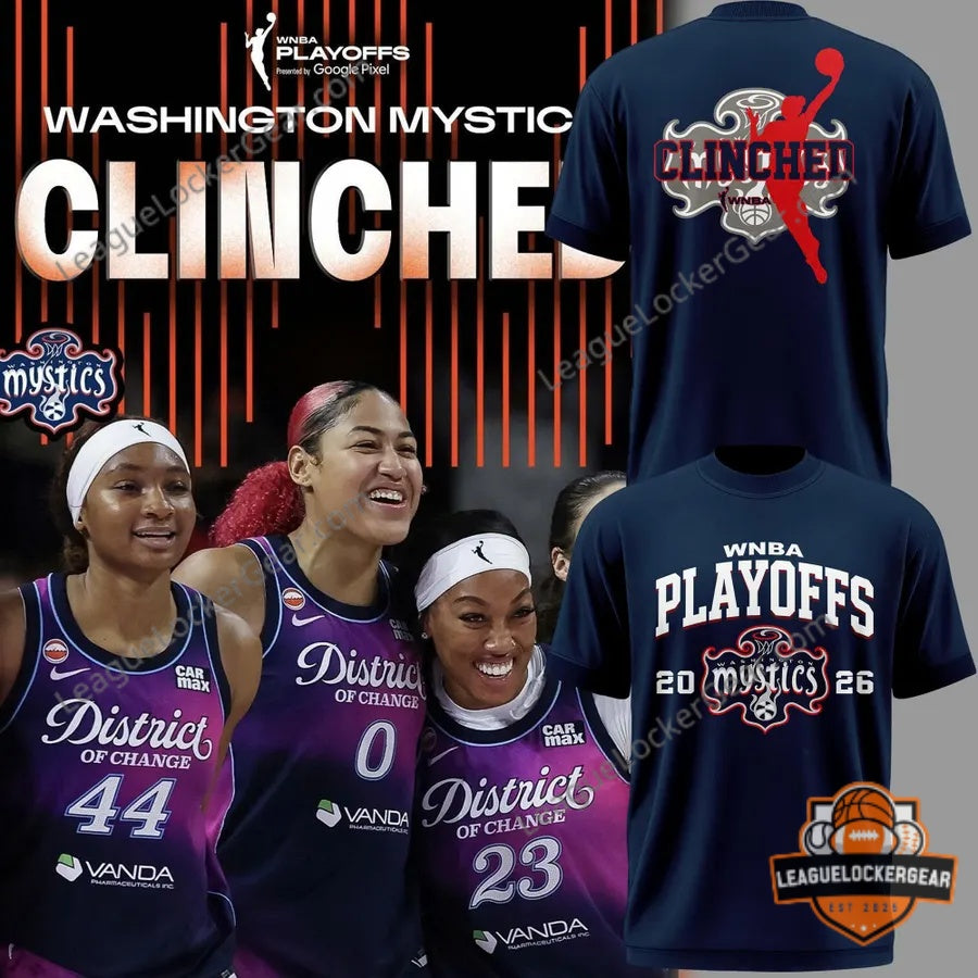 Washington Mystics WNBA Playoffs Clinched 2026 T-Shirt