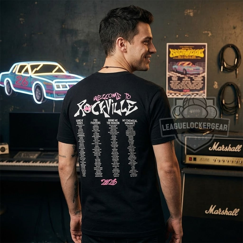 Welcome to Rockville 2026 Festival Lineup T-Shirt - LeagueLockerGear