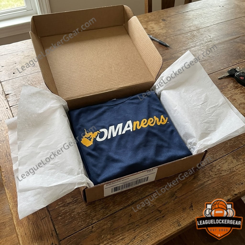 West Virginia Mountaineers Omaha Bound College World Series T-Shirt - LeagueLockerGear