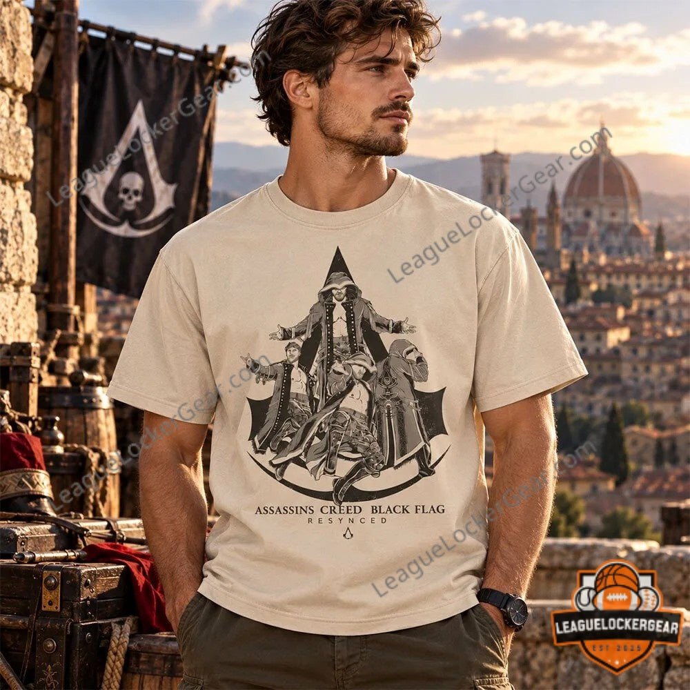 Will Ospreay Assassin's Creed Black Flag Resynced T-Shirt