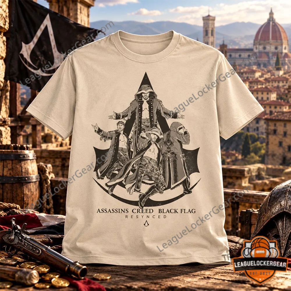 Will Ospreay Assassin's Creed Black Flag Resynced T-Shirt