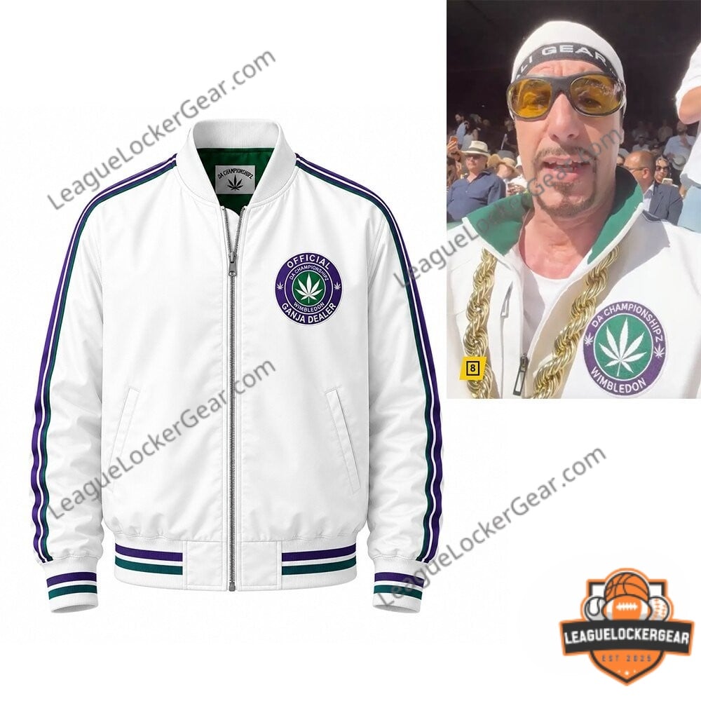 Sacha Baron Cohen Ali G Wimbledon Bomber Jacket - LeagueLockerGear