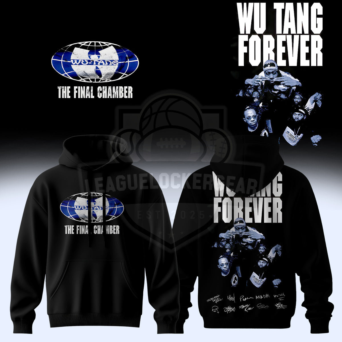 Wu-Tang Clan Forever The Final Chamber Signatures Hoodie - LeagueLockerGear